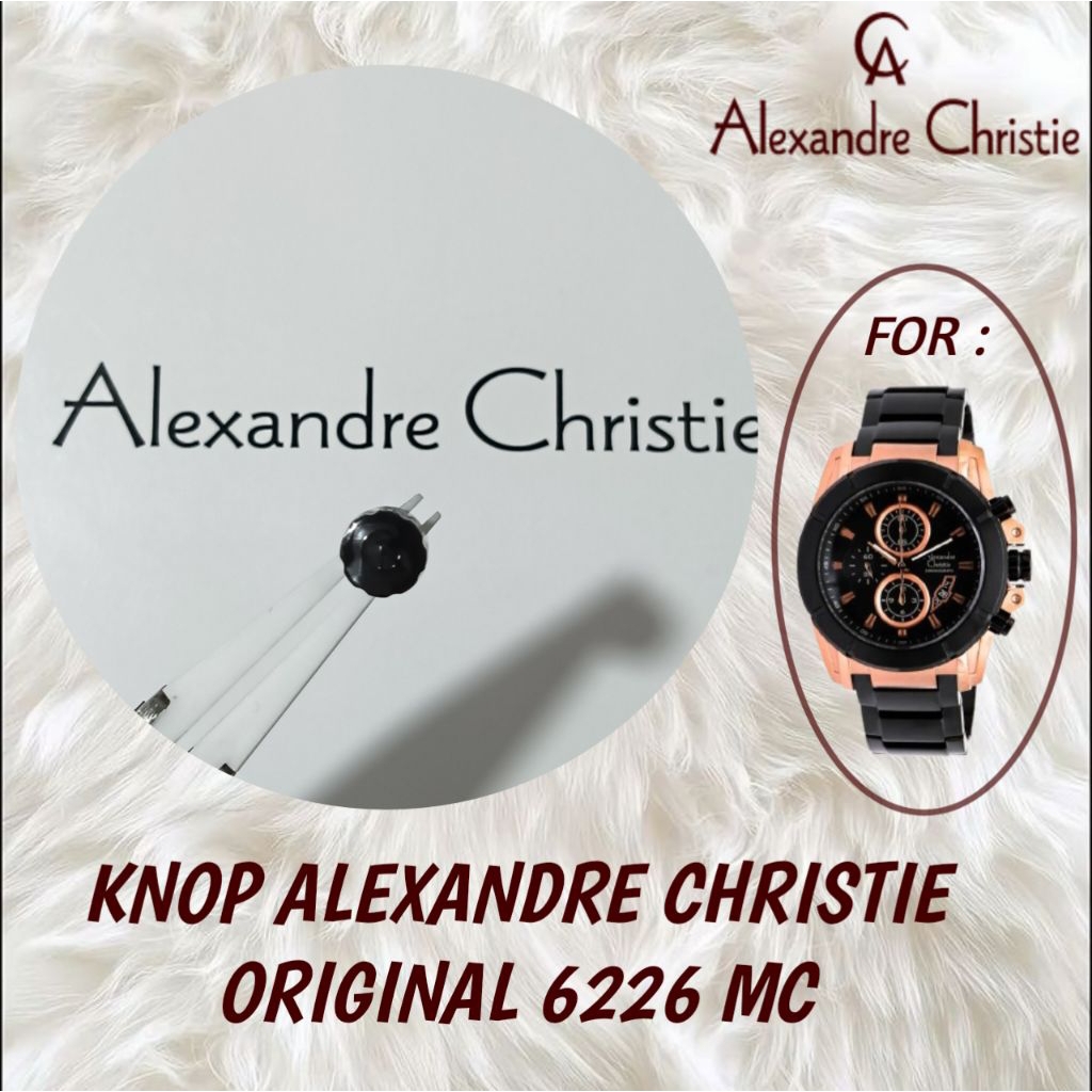 Knop / crown Alexandre Christie original 6226 MC