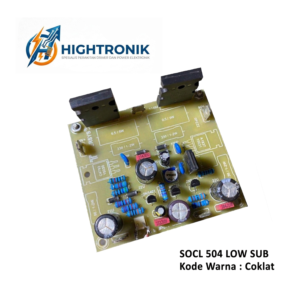 Driver SOCL 504 LOW SUB HIGHTRONIK Cocok Untuk Bass Amplifier Subwoofer