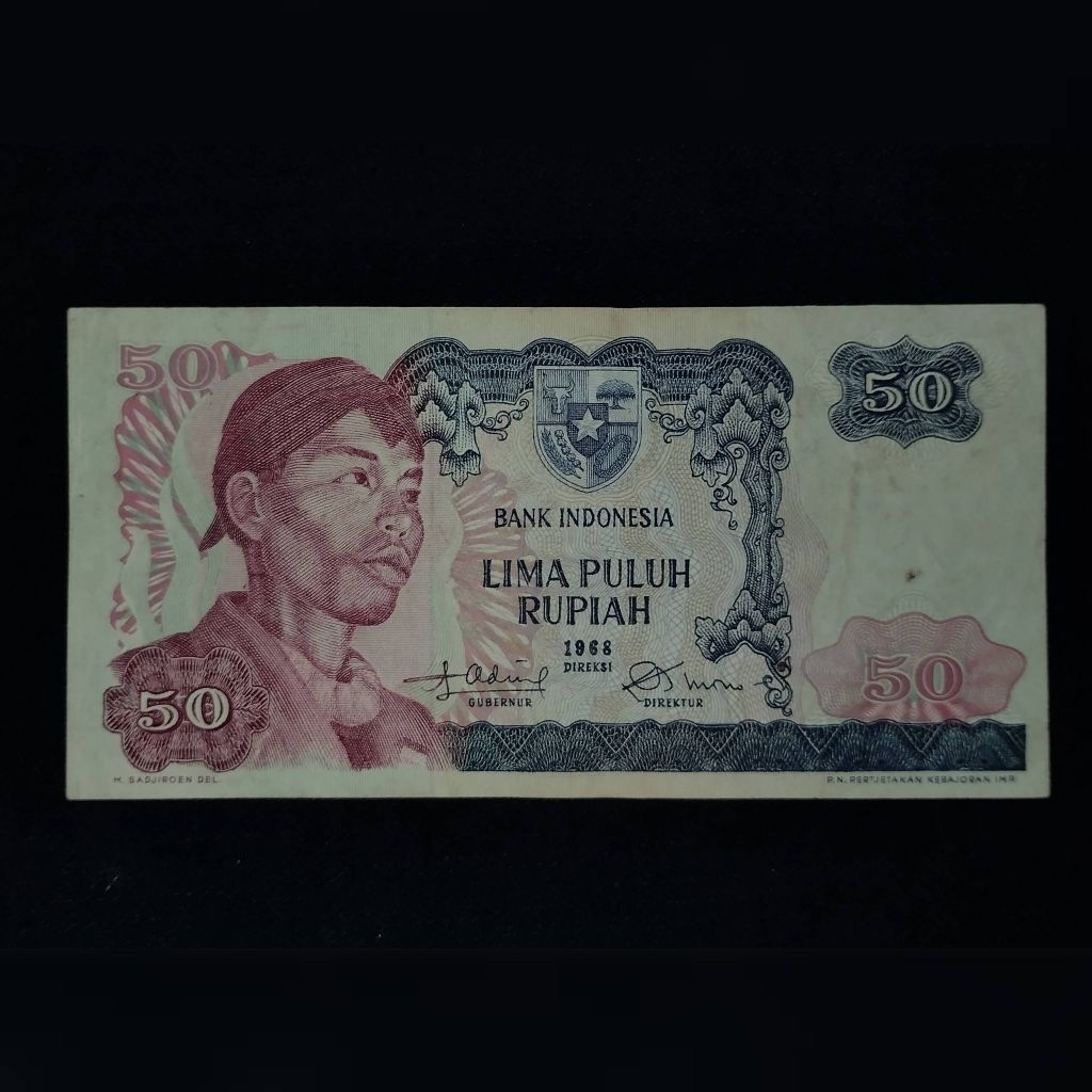 Uang kuno Rp 50 seri jenderal Sudirman