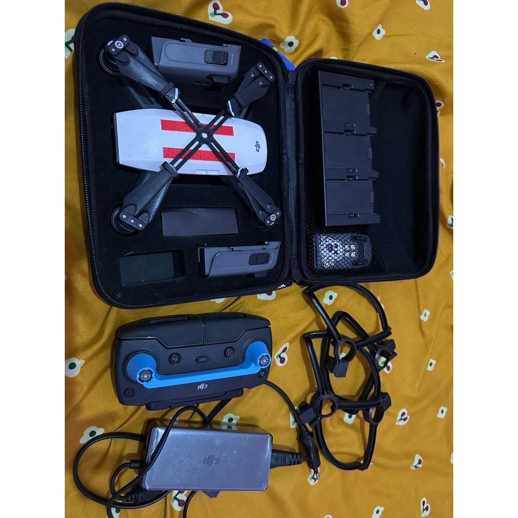 Baterai Dji spark 2biji plus hub charger