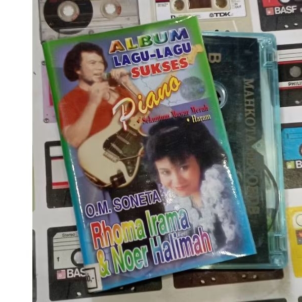 kaset pita rhoma irama dan noer halimah album piano