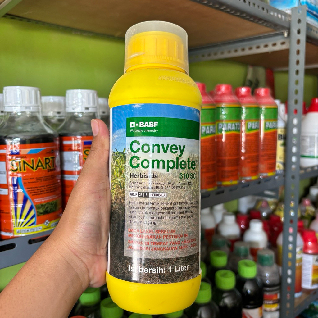 Herbisida Convey Complete 310 SC 1 Liter BASF Obat Pembasmi Gulma Rumput Lulangan Jagung Sistemik Se
