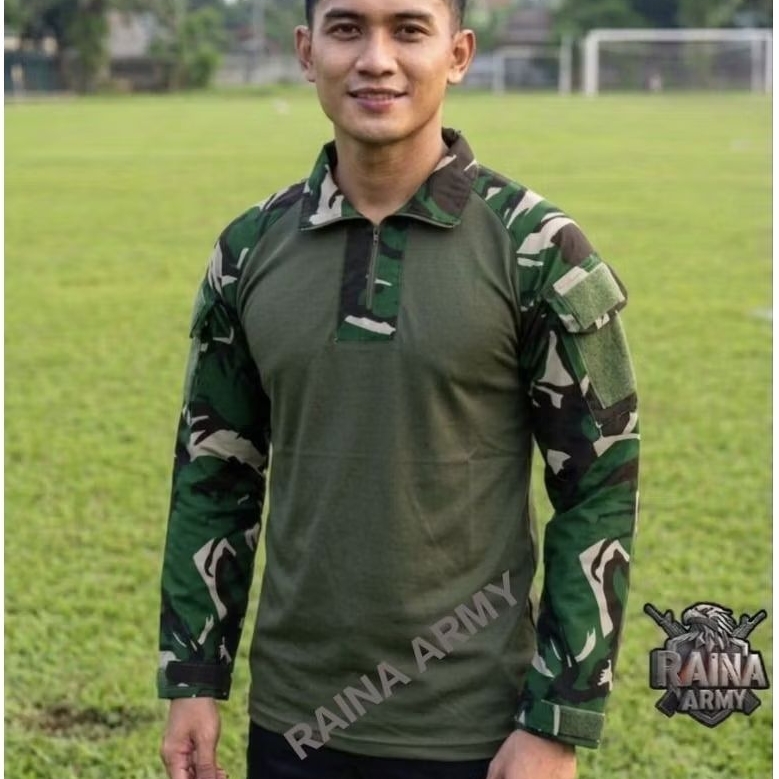 kaos bdu katun kaos tactical bdu combat t-shirt kamuflase loreng tni malvinas