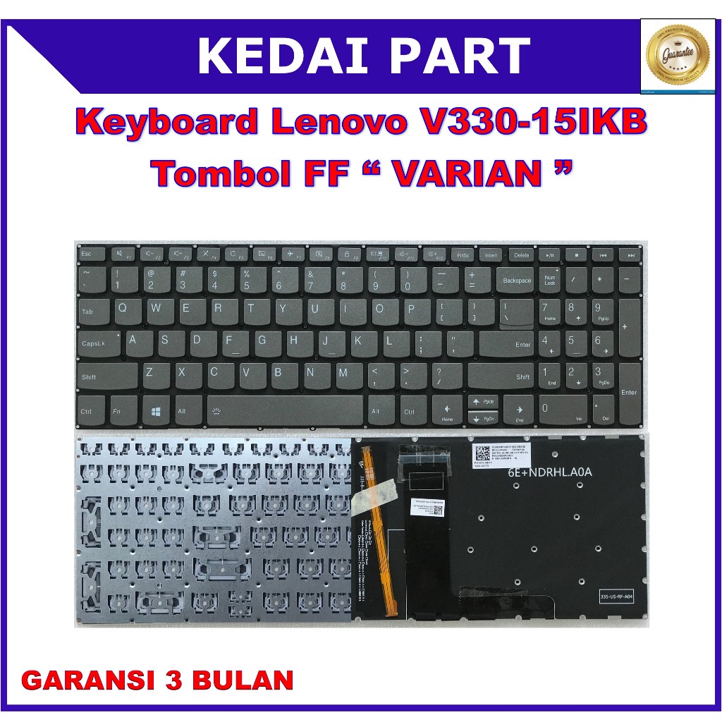 Keyboard Lenovo Ideapad Slim 3 V330-15ikb 3 15ADA05 15iiL05 15iML05 V130-15 Backlight Backlite