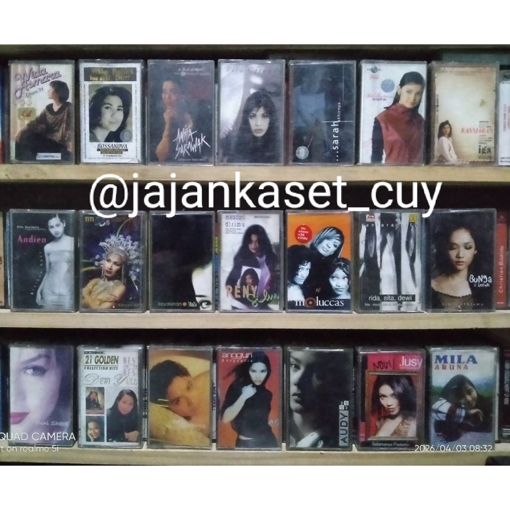 KASET PITA ORIGINAL BCL IGA SITI NURHALIZA REZA AUDY ANGGUN RAFIKA DURI TITI DJ YUNI SHARA BARANG UN