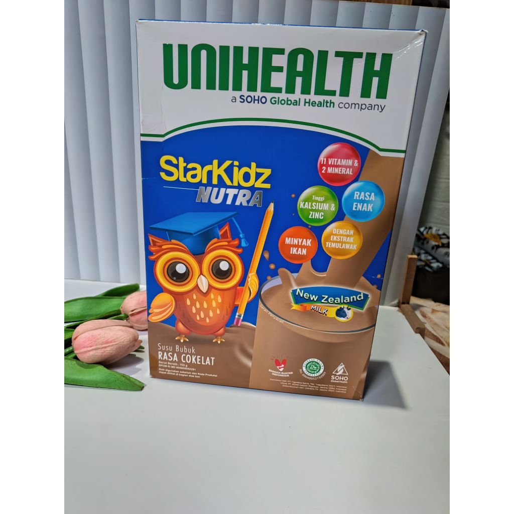 {BARU} susu starkidz nutra coklat unihealth 750g