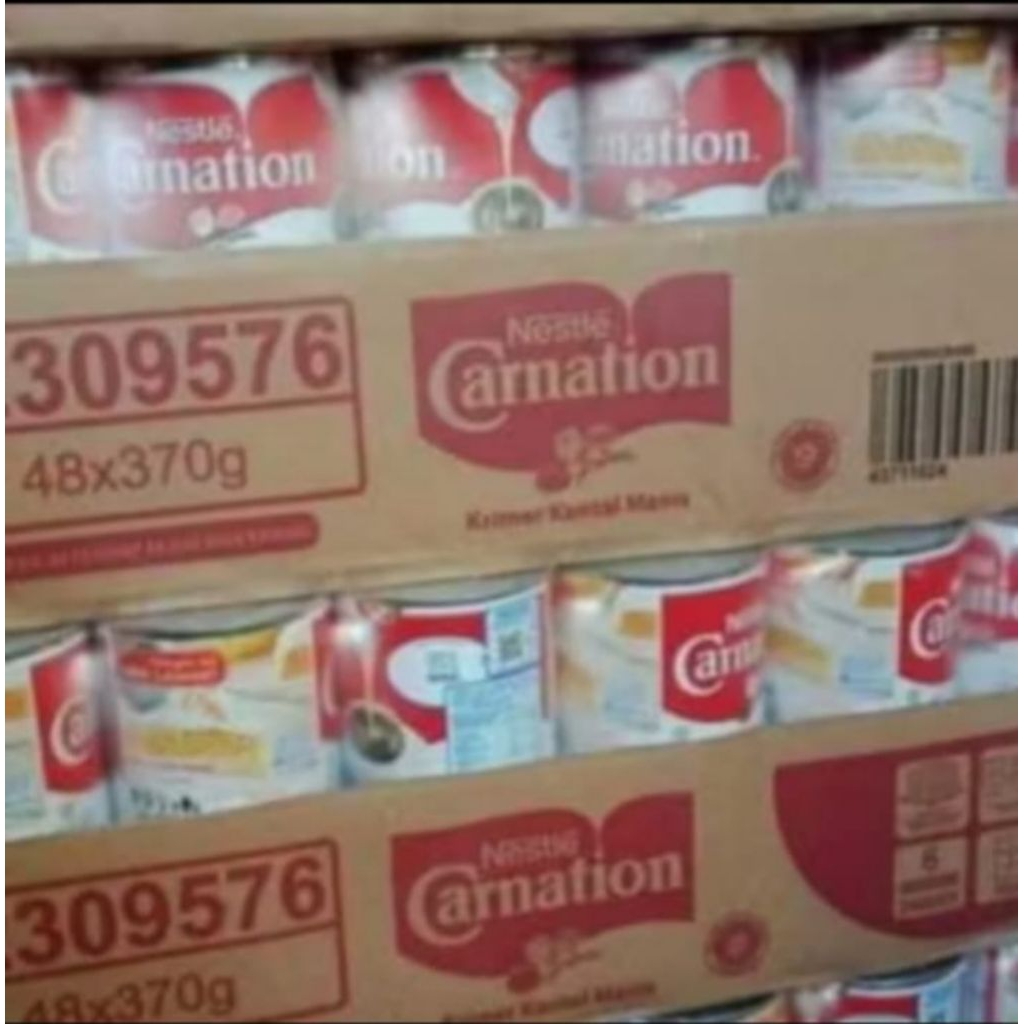 1 dus susu carnation kental manis isi @48 kaleng