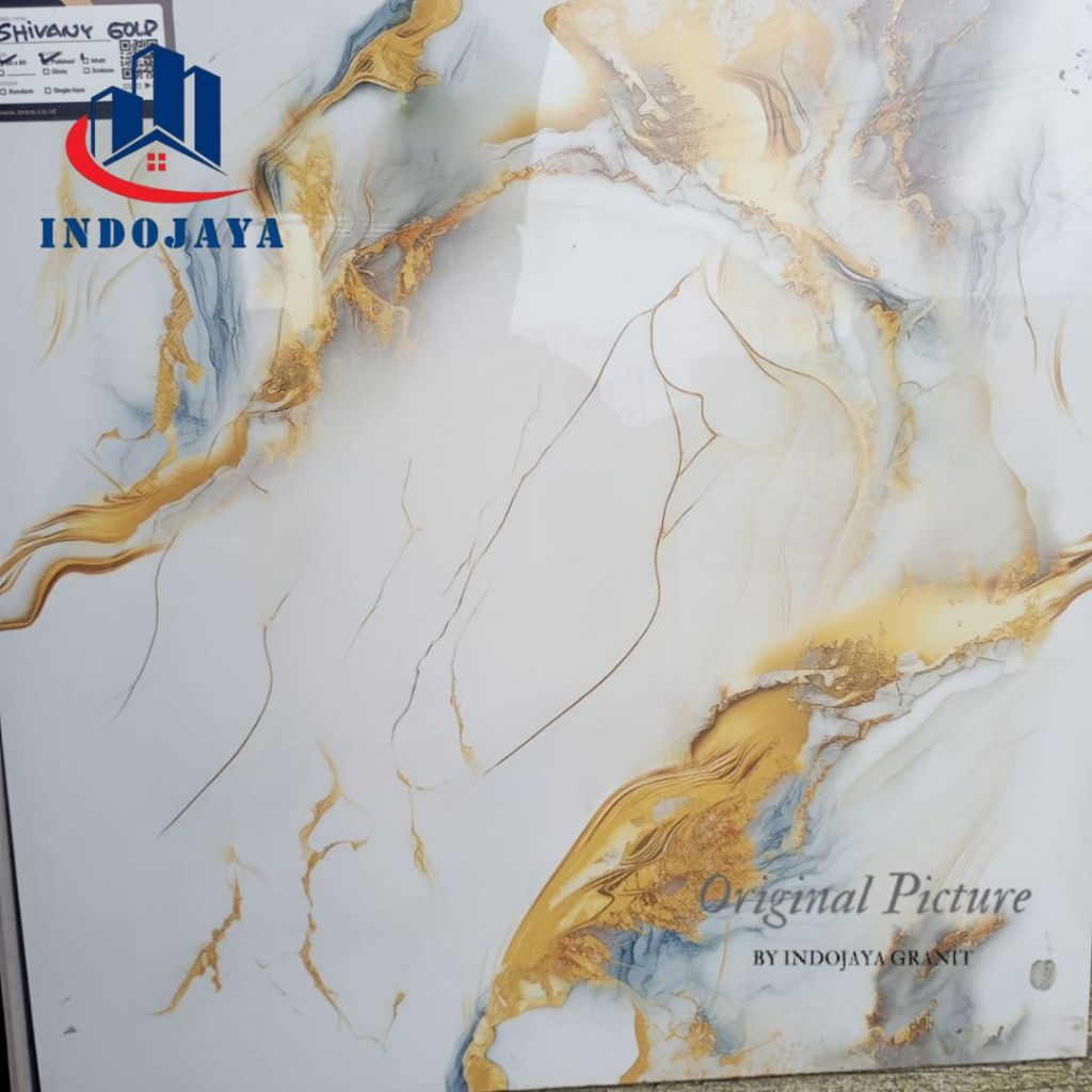 geranit lantai dinding motif marmer 60x60 keramik glass polyshed cavaya gold grey by arna