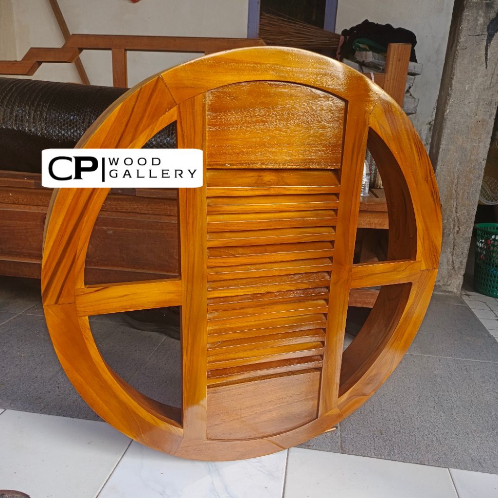Kusen Jendela Bulat Aesthetic Diameter 120cm | KJC-11