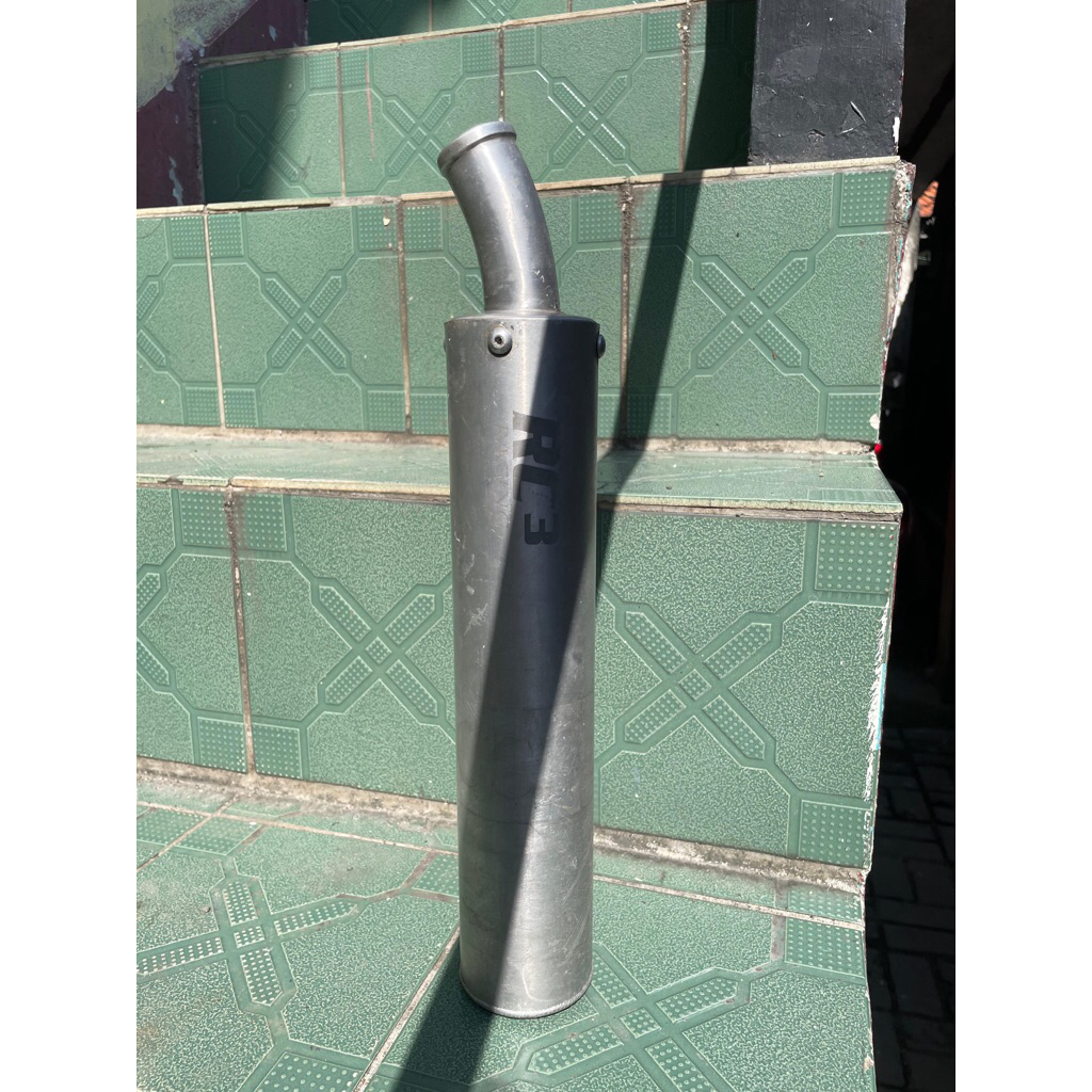 KNALPOT SILENCER 2TAK RC3 ALLUMUNIUM ORIGINAL