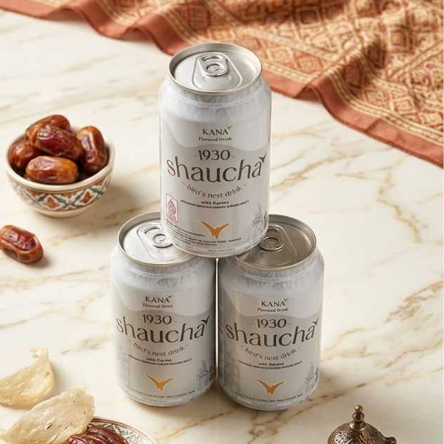 SHAUCHA Minuman Kaleng Sarang Burung Walet Rasa Kurma 300ml