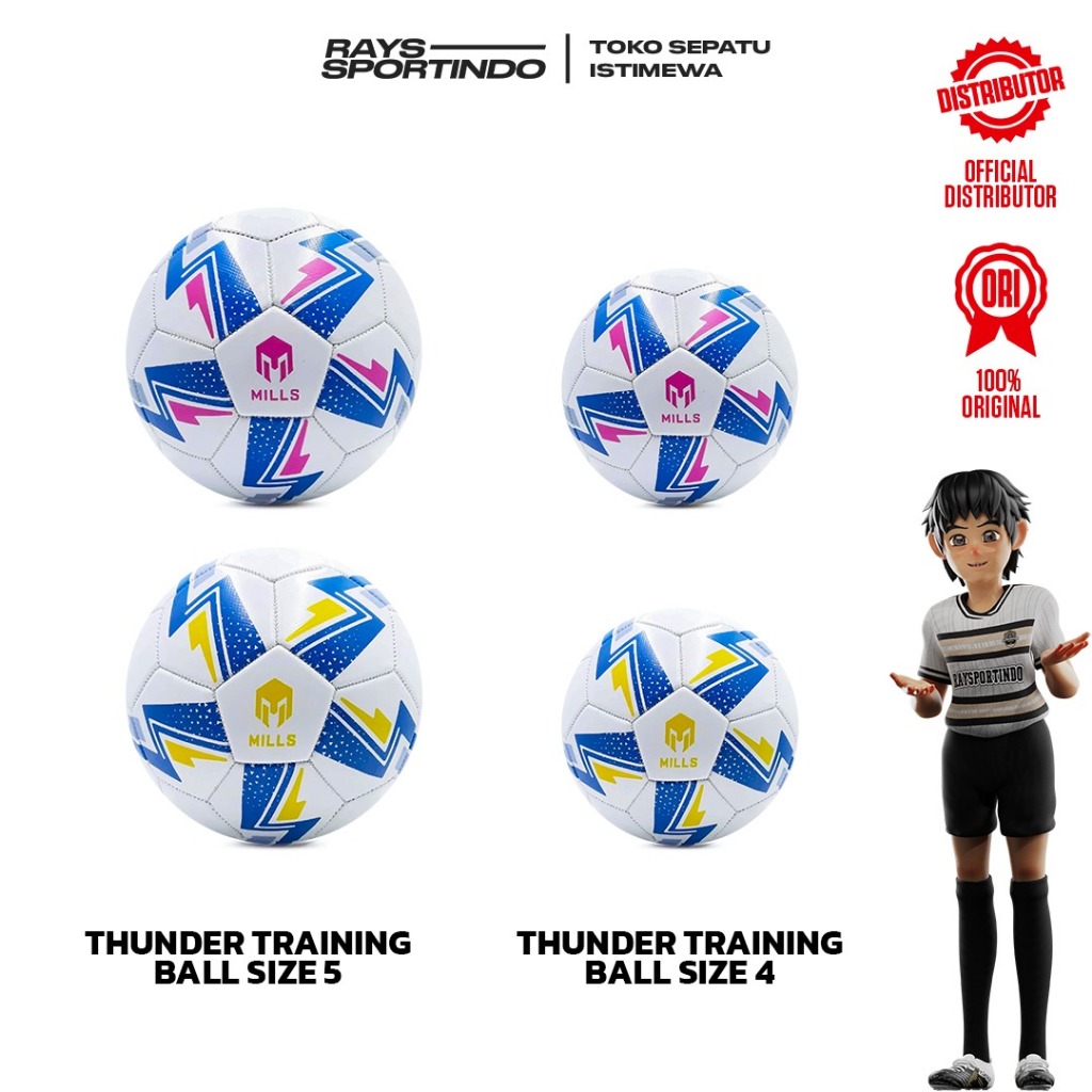 BOLA SEPAK MILLS THUNDER TRAINING BALL