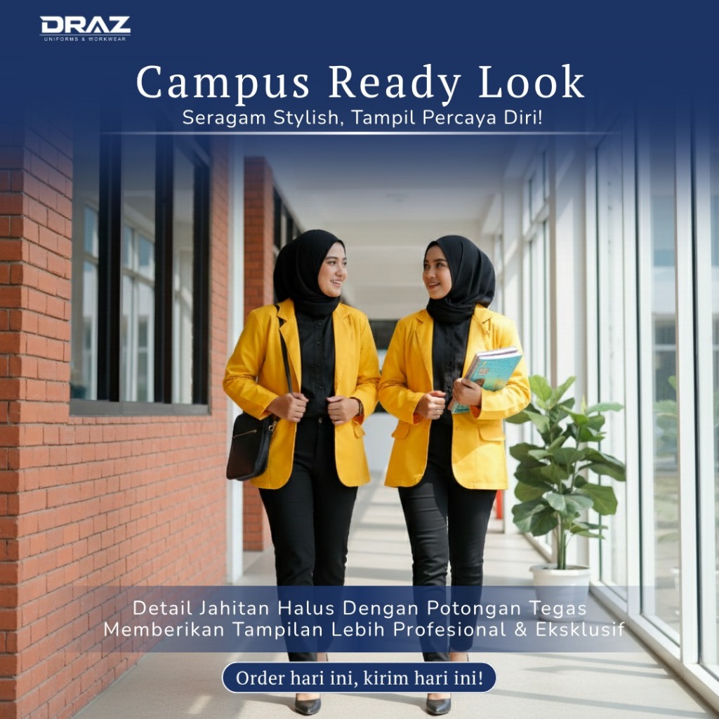 TOKODRAZ - JAS ALMAMATER KUNING, Jas Almamater Polos, Jas Almamater Sekolah Almamater Universitas