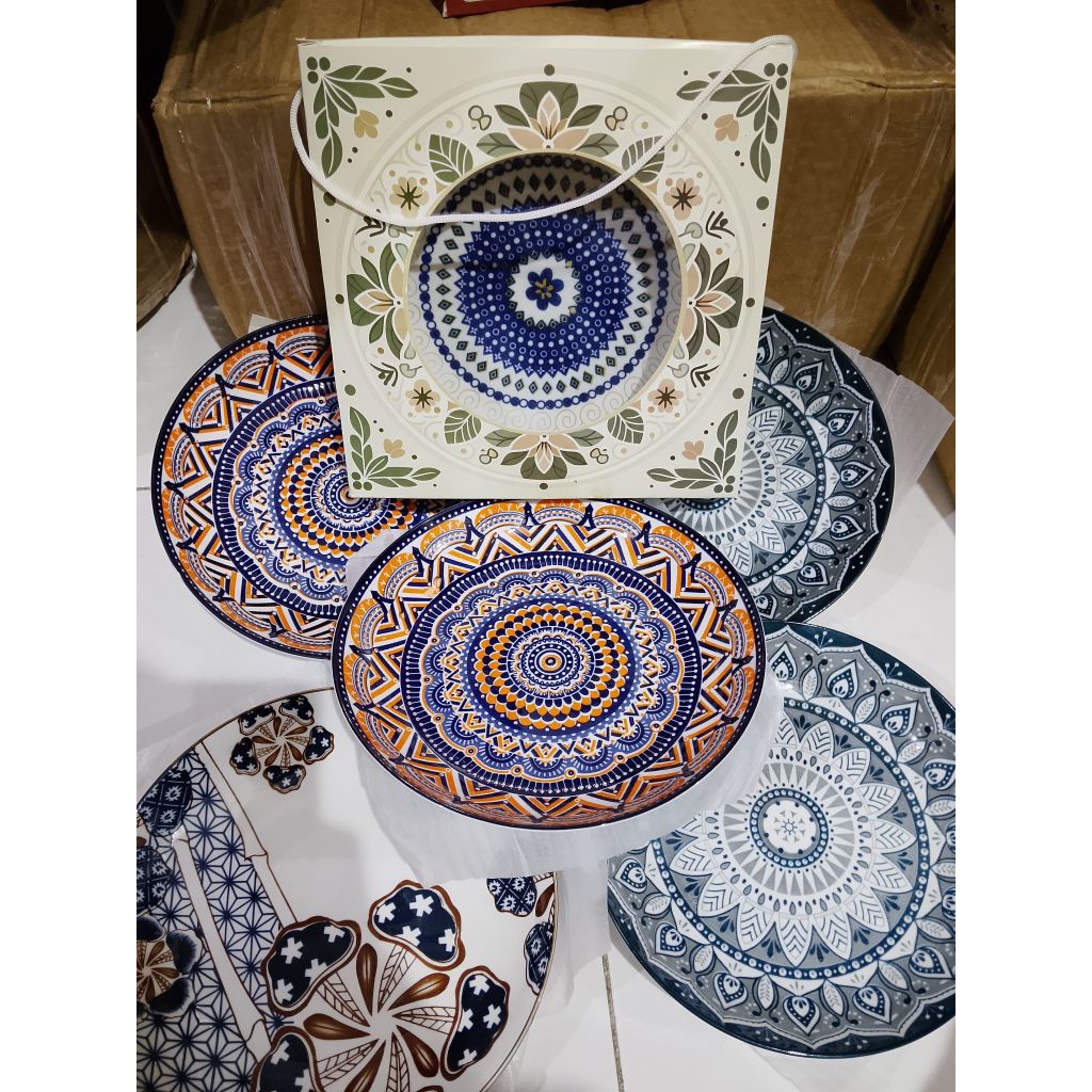 PIRING KERAMIK KEMAS BOX SOUVENIR