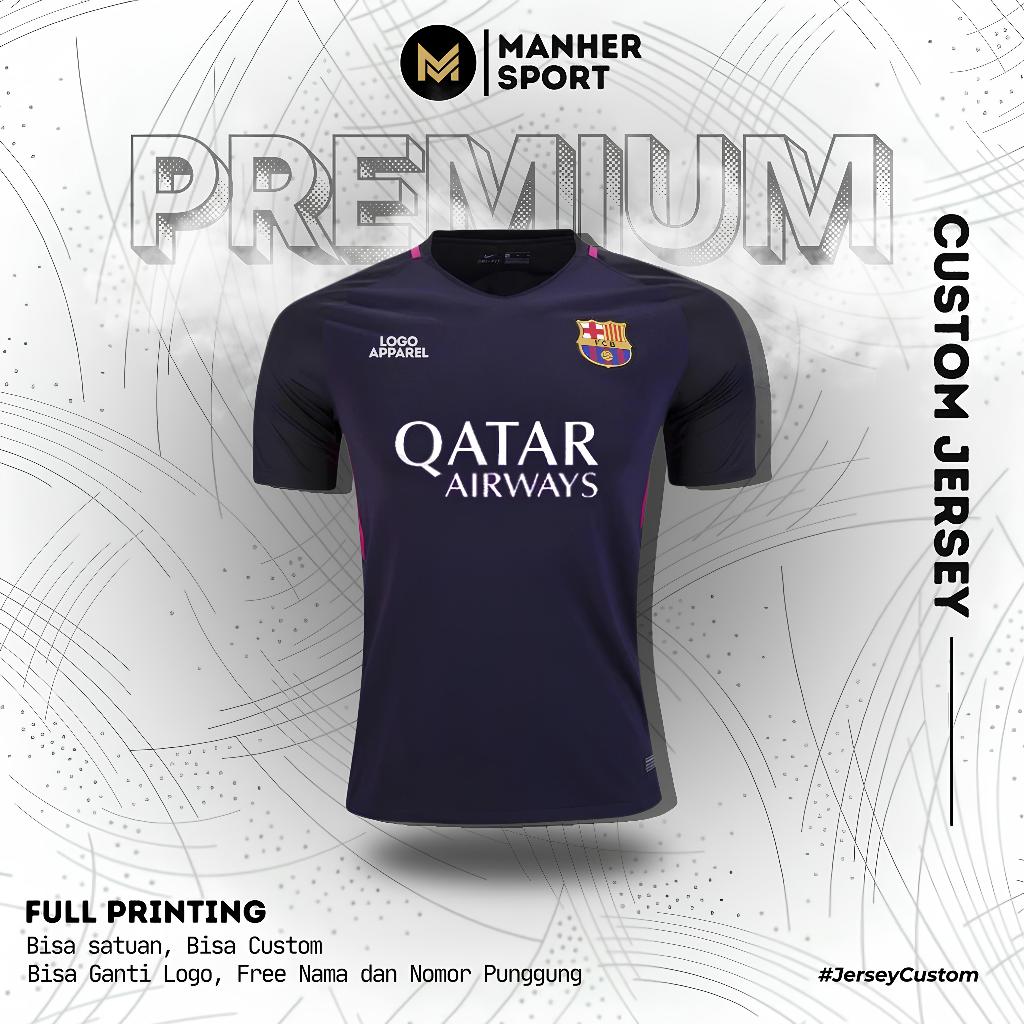 JERSEY BARCELONA 2016 2017 AWAY FULL PRINTING PREMIUM