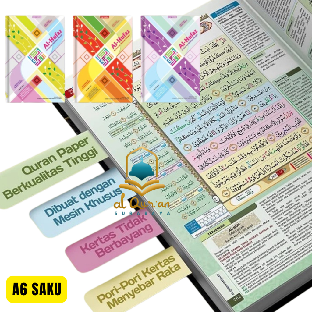 Al Quran Hafalan Saku Al Hufaz Milenial A6 - Al Quran Al Hufaz A6 Saku Penerbit CORDOBA