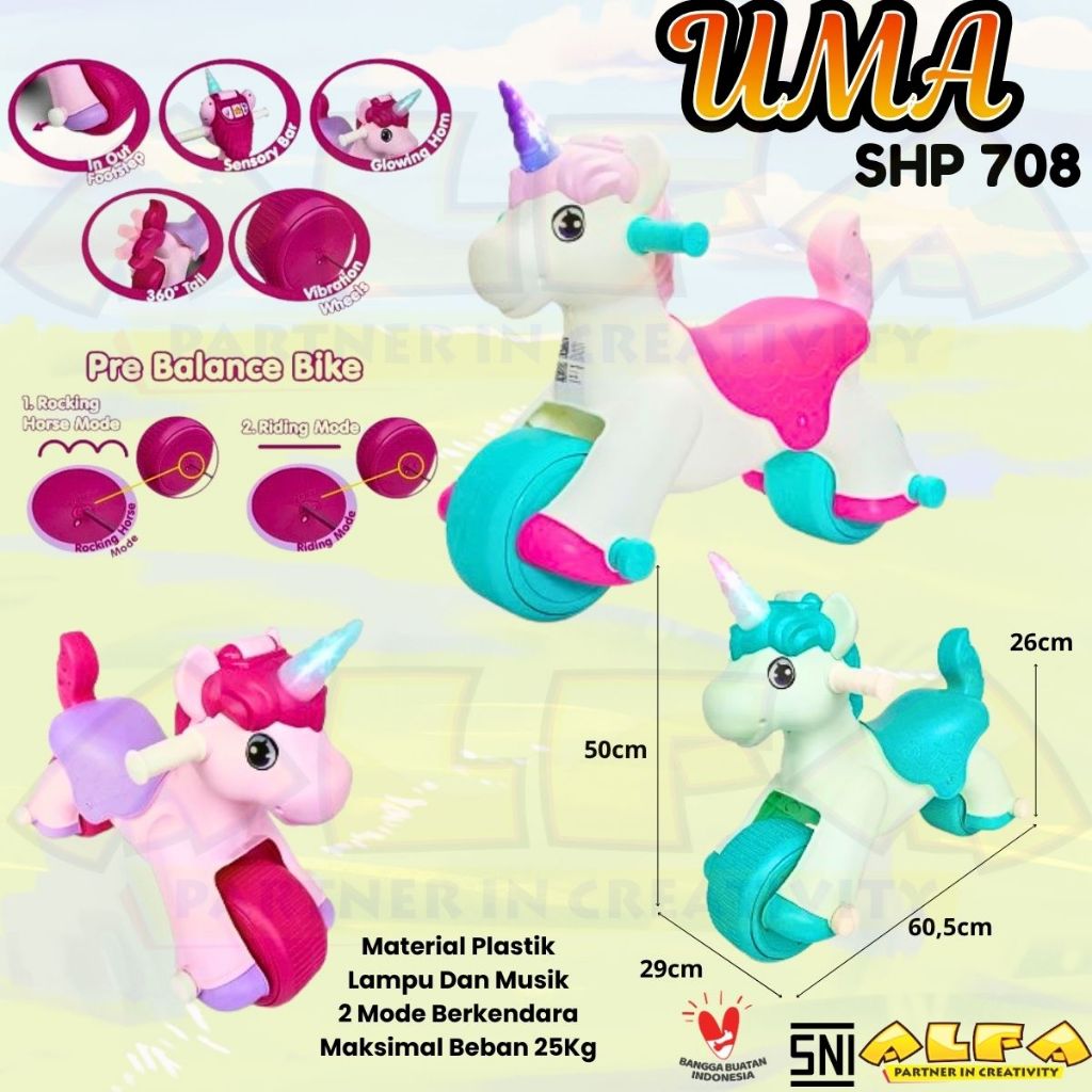 Toko Mainan ALFA Ride On UMA708 (SHP708)