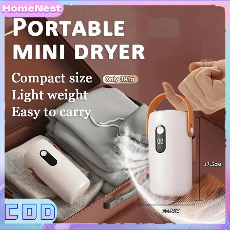 Mini Portabel Mesin Pengering Pakaian Pemanas Pengering Pakaian Lipat Listrik Pengering Otomatis Unt