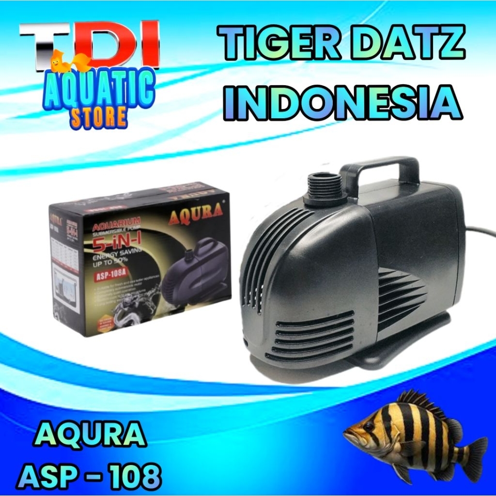 POMPA CELUP AIR AQURA ASP 106A 107A 108A WATER PUMP AQUARIUM KOLAM IKAN