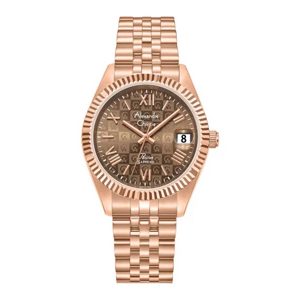 Jam Tangan Pria-Wanita Analog Alexandre Christie 5013MD AC5013 AC 5013 MD 5013 MDBRGBO3 Original Gar