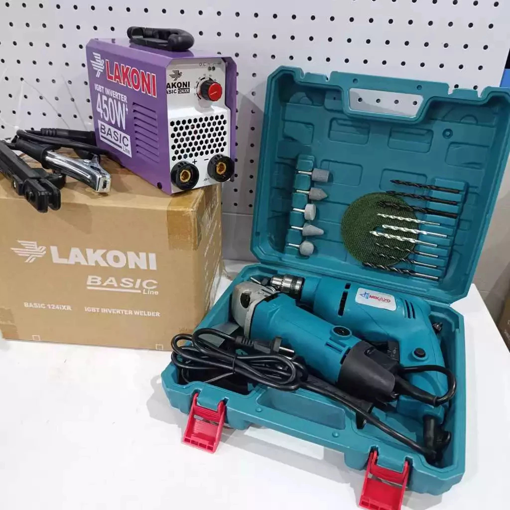 Promo Paket Mesin Las Listrik Travo 450 Watt 900 Mini Trafo Lakoni Welding Machine Mig Tanpa Gas Co2