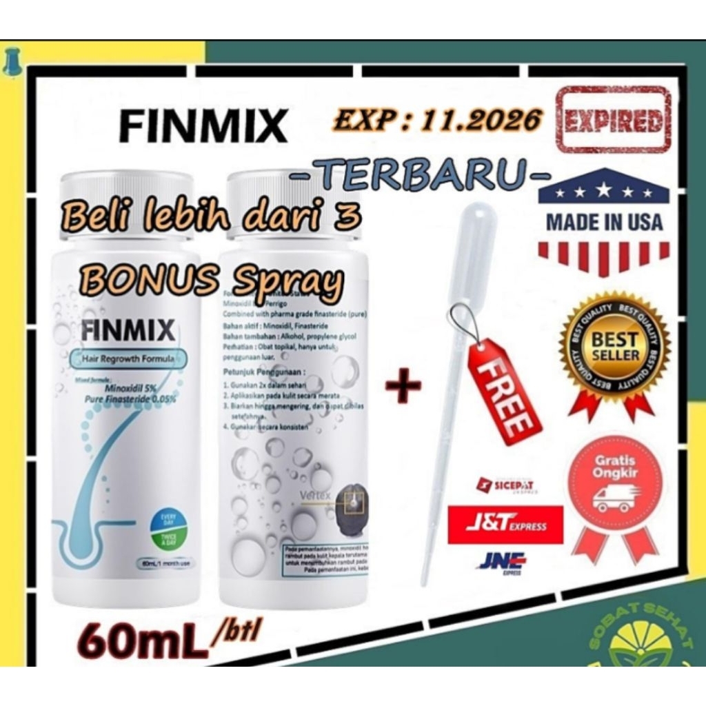 FINMIX-Minoxidil original penumbuh rambut pria