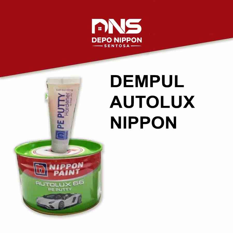 Dempul AUTOLUX 66 PE Putty 1 KG / Dempul Plastik Besi Kayu Fiber Mobil