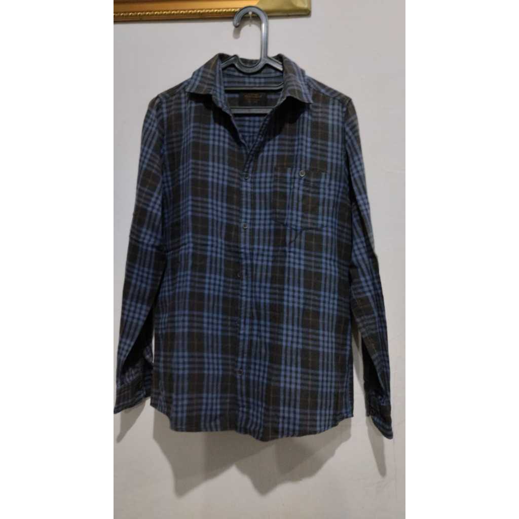 Kemeja Flanel Pria Vintage Cotton On second