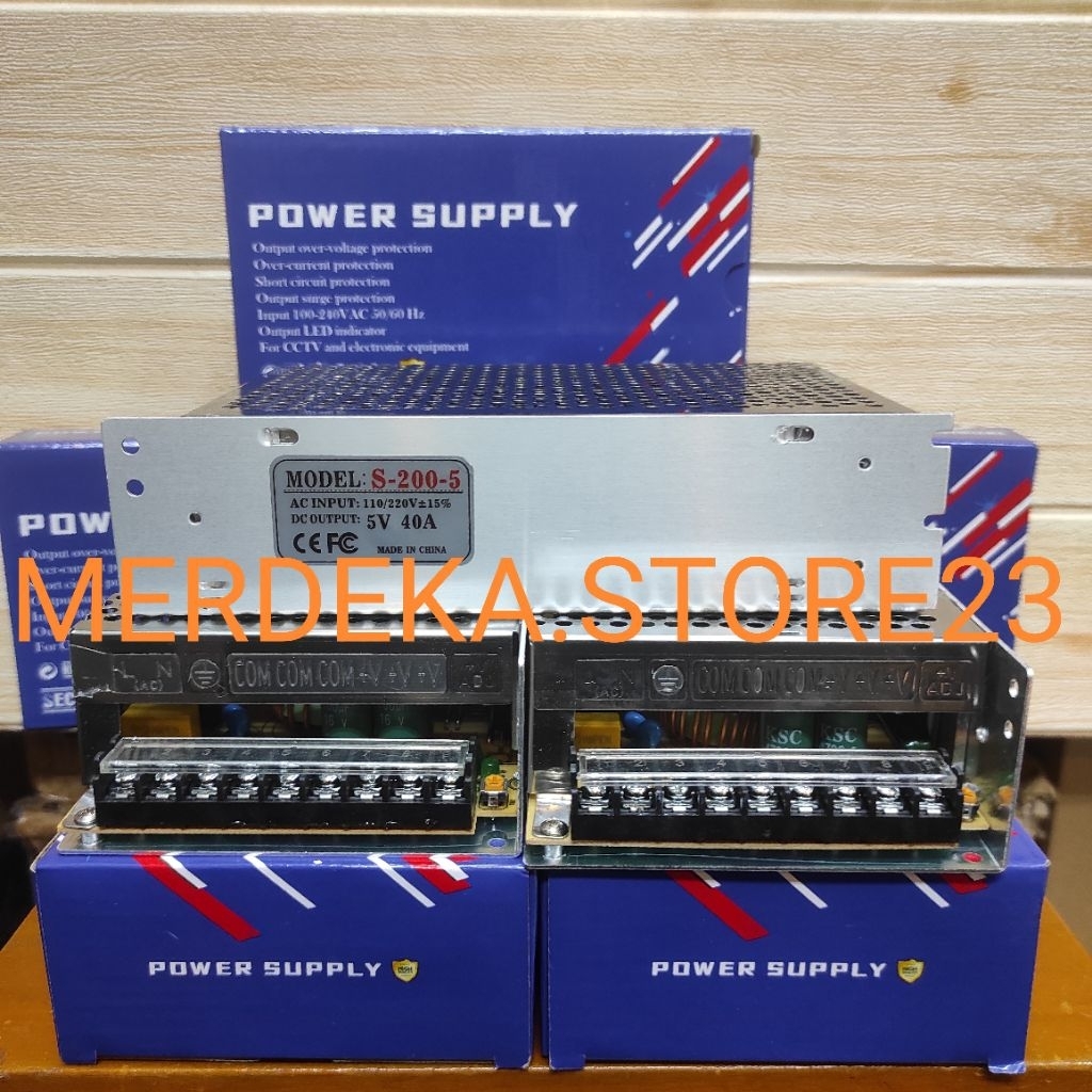 Power Supply PSU 5V 40A 5 Volt 40 Ampere/Switching Power Supply PSU 5V 40A Jaring/Switching Power Su