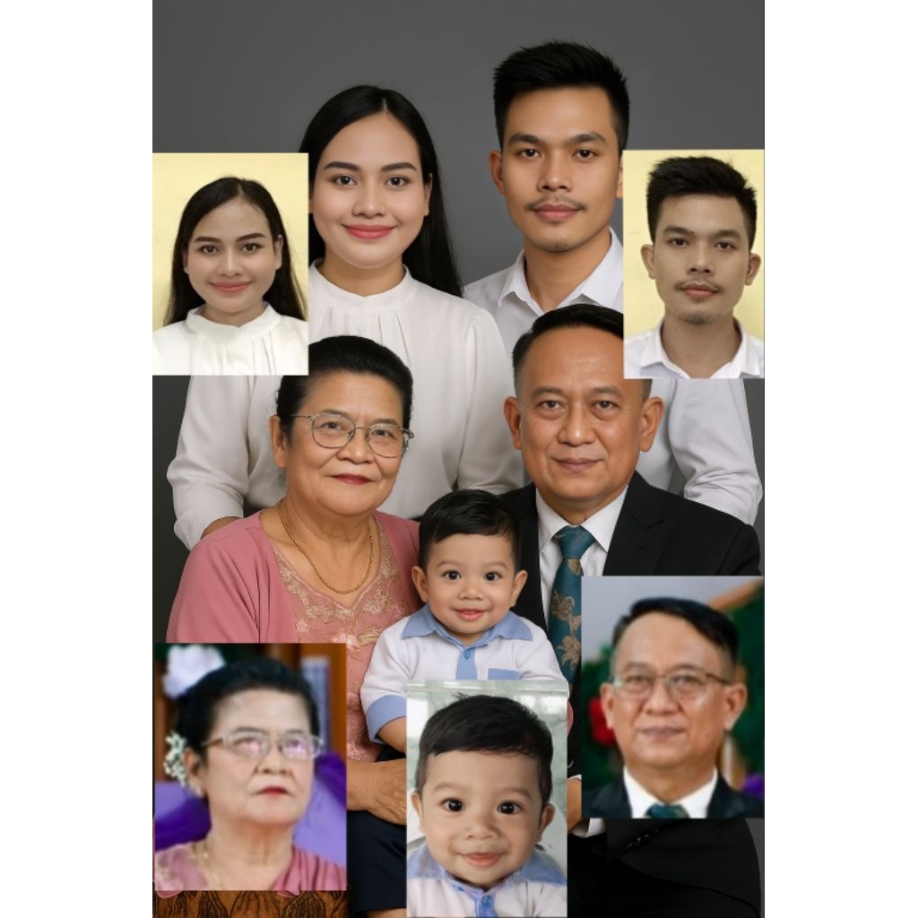 JASA EDIT FOTO GANTI WAJAH KELUARGA ll AI DAN MANUAL