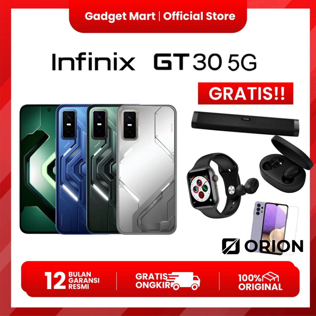 Infinix GT 30 5G 8/256GB - Garansi Resmi