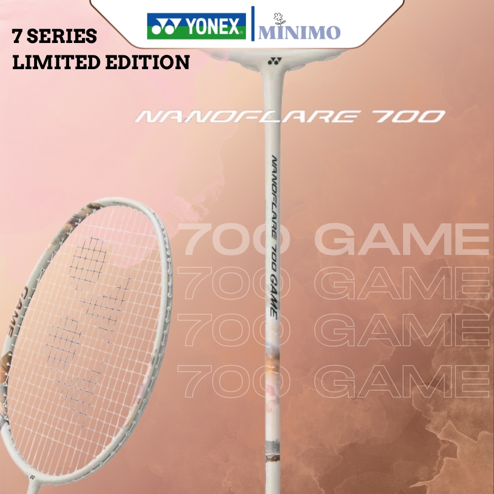 Raket Badminton Yonex Nanoflare 700 Game Light Beige Limited Edition Original 100%
