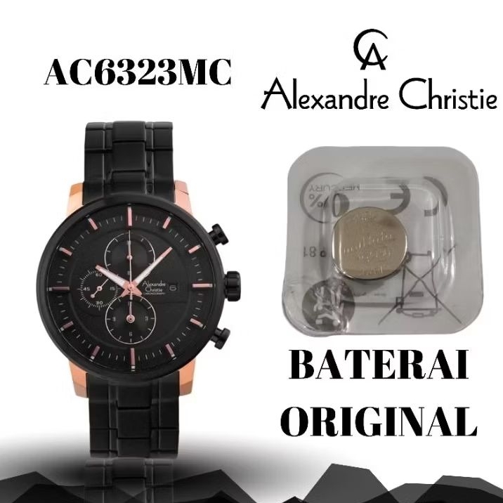 BATERAI JAM ALEXANDRE CHRISTIE ORIGINAL AC6323MC