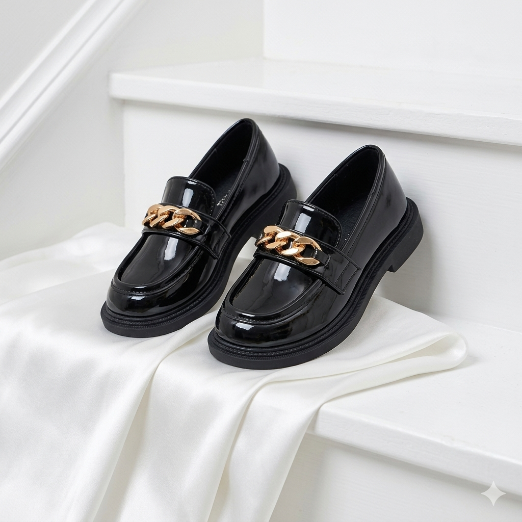Sepatu anak perempuan formal model dockmart/sepatu anak sekolah/sepatu korea