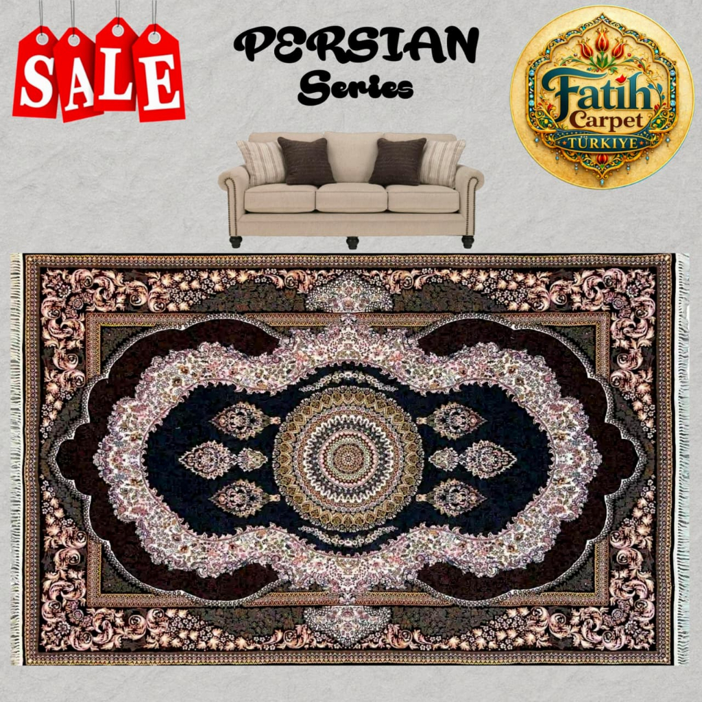 Karpet Premium Klasik Import Iran -NAVY 1915