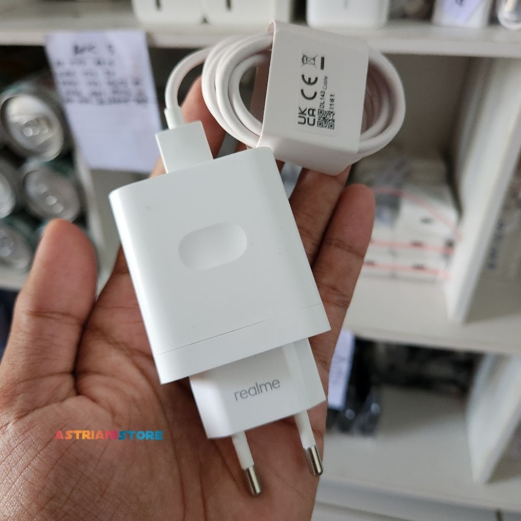 Charger Realme 33 Watt SuperVooc Bekas Mulus Ori Copotan