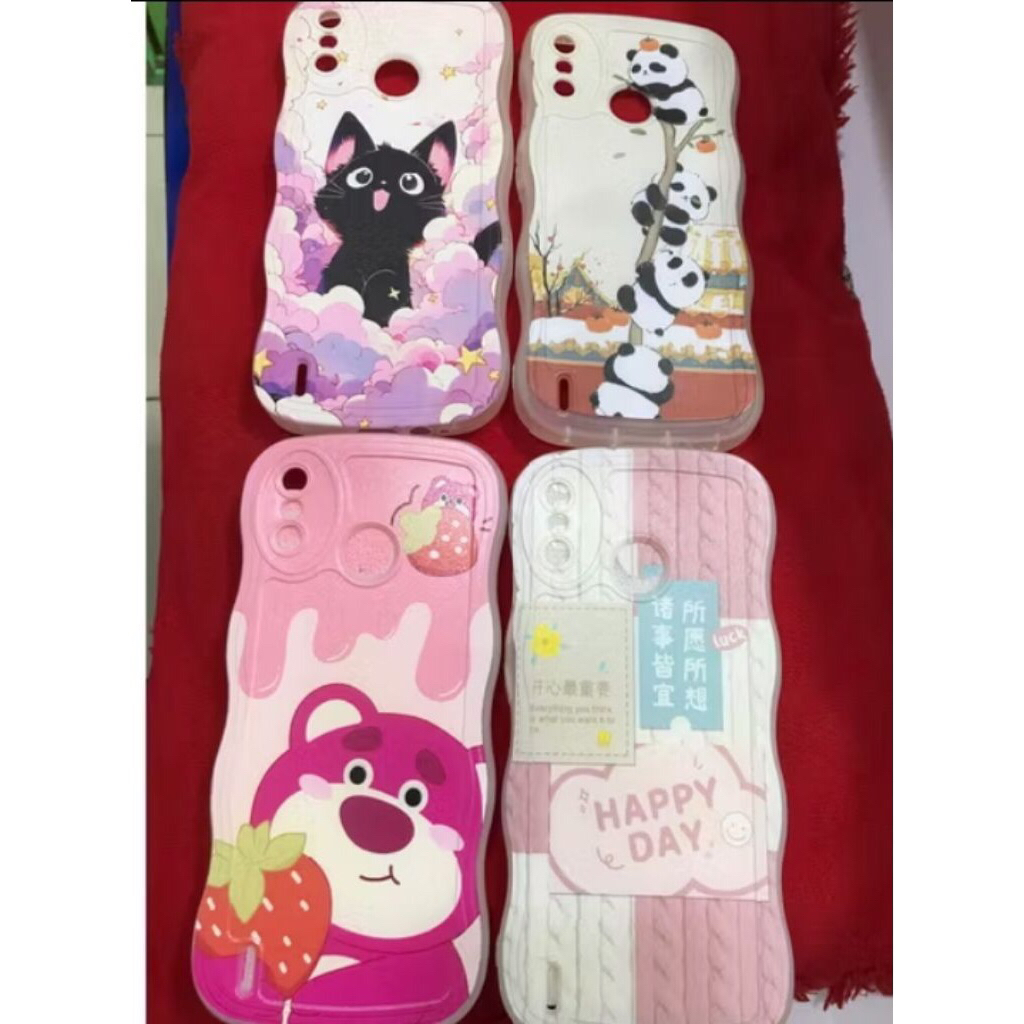 SoftCase gelombang Gambar Tecno Spark 6 Go