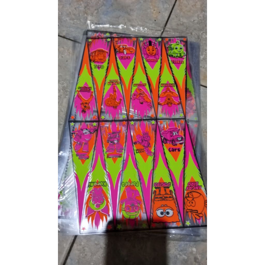 Mika sayap sablon kitiran lampu