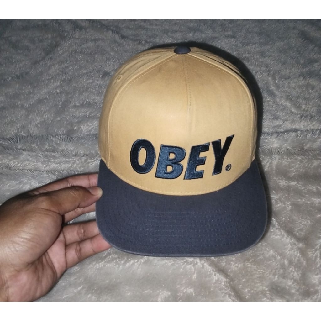 Topi snapback OBEY Setelan Second