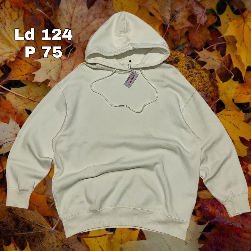 HOODIE GLOBAL UNIQLO GU PUTIH ORIGINAL