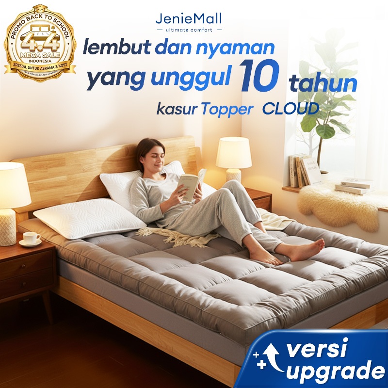 Kasur Lantai Kasur Kasur Hotel Kasur Matras Pelindung  Kasur Alas kasur Lipat Abu-abu/Coklat Kasur B