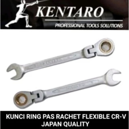 KUNCI RING PAS RACHET FLEXIBLE CR-V HEAVY DUTY KENTARO JAPAN QUALITY