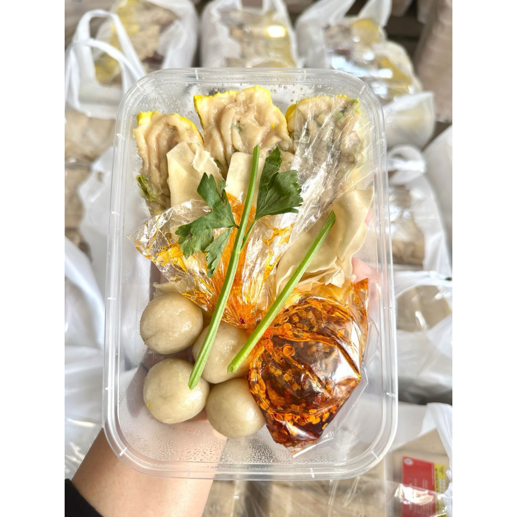 Baso Tahu Cilok Kuah Chili Oil