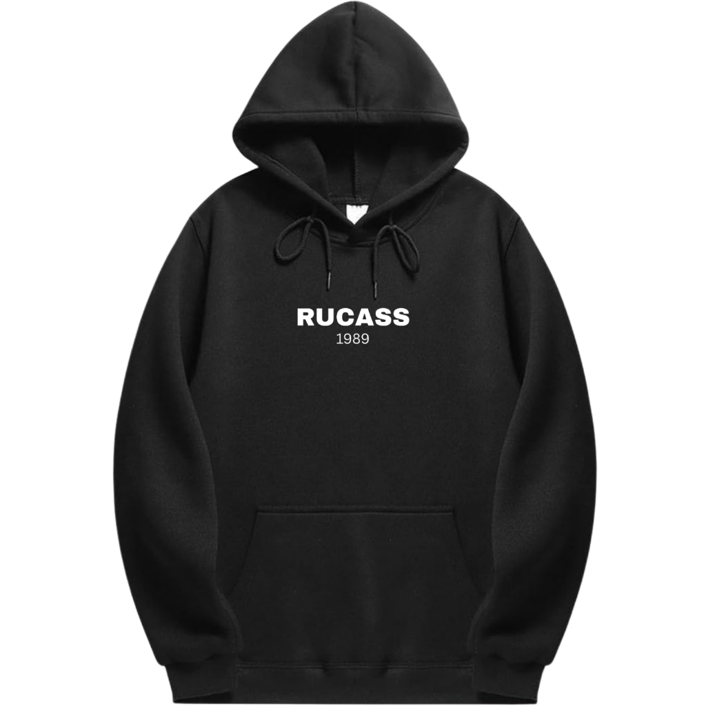 Sweater Hoodie Unisex Rucass - Bahan Tebal, Nyaman,Sablon Premium Unisex Hodie Rucas Oversize Keteba