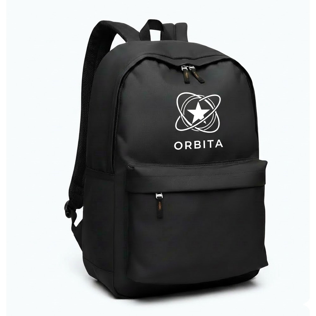 Tas Ransel Pria Backpack Distro ORBITA - Tas Sekolah SMP SMA Kuliah Kerja Cowok Keren Murah Terbaru