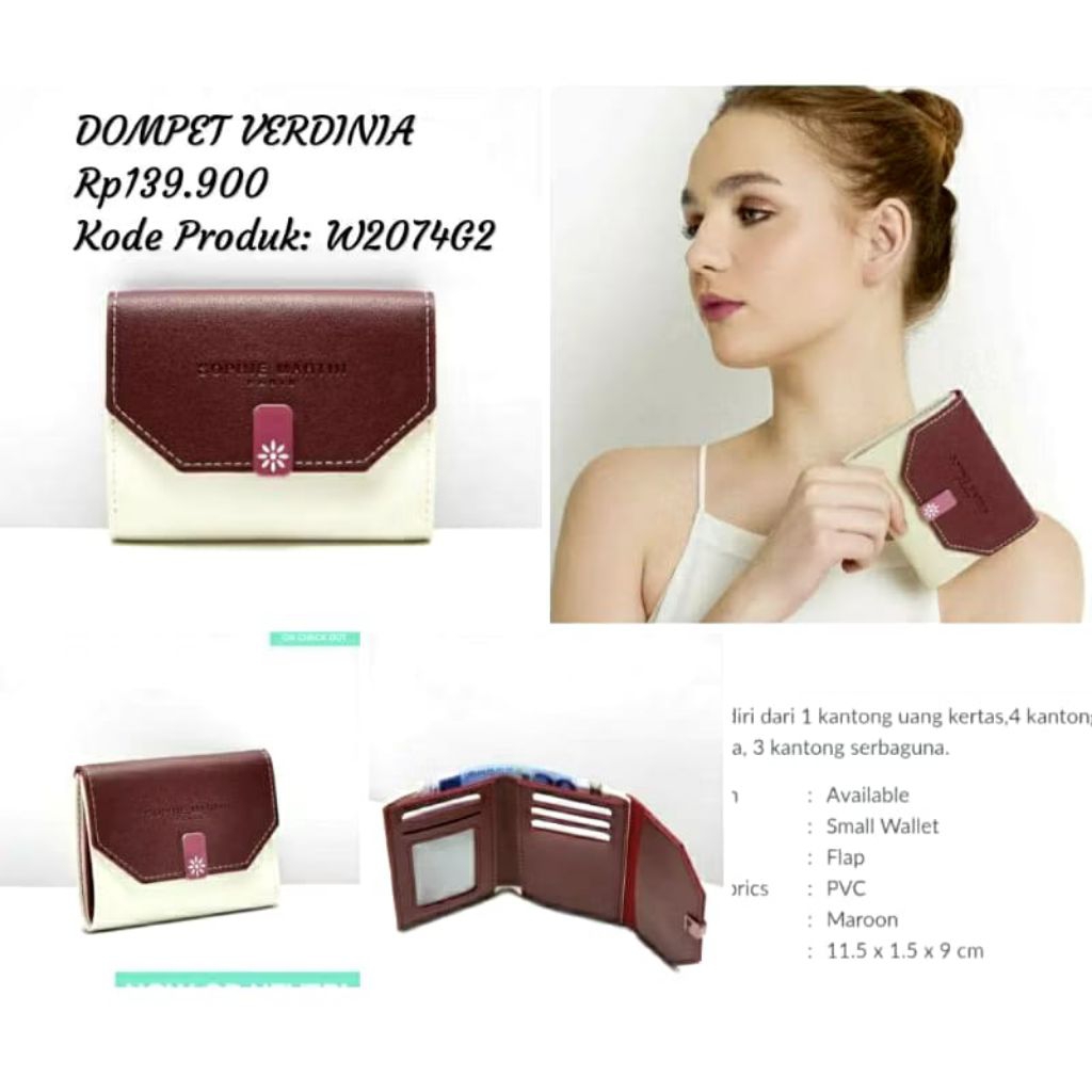 Promo Dompet Sophie Paris Verdinia wallet Sophie Paris
