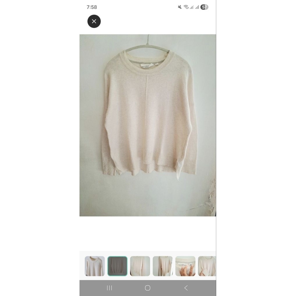 H&M LOGG KNIT SWEATER