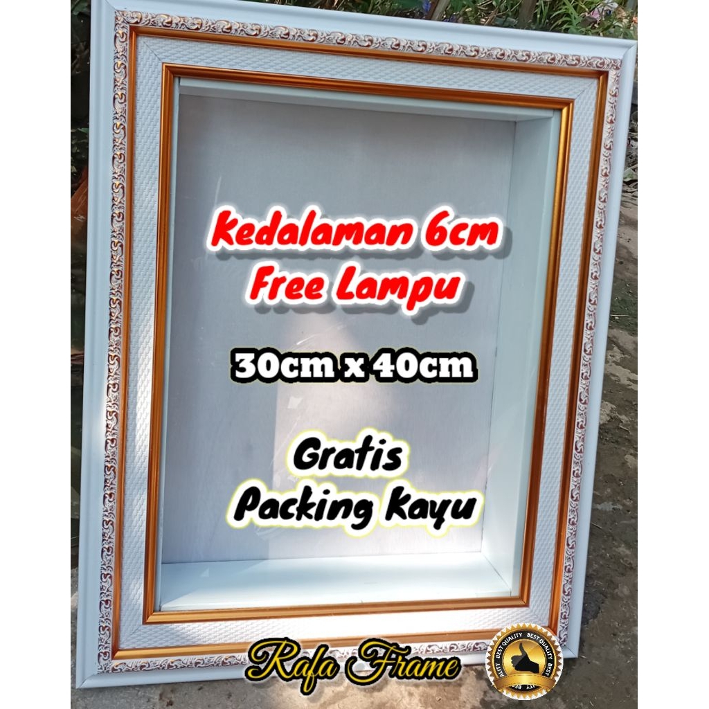 Figura mahar custom 30x40, 35x45, 30x60 3d motif dan minimalis / Bingkai Mahar / Frame mahar