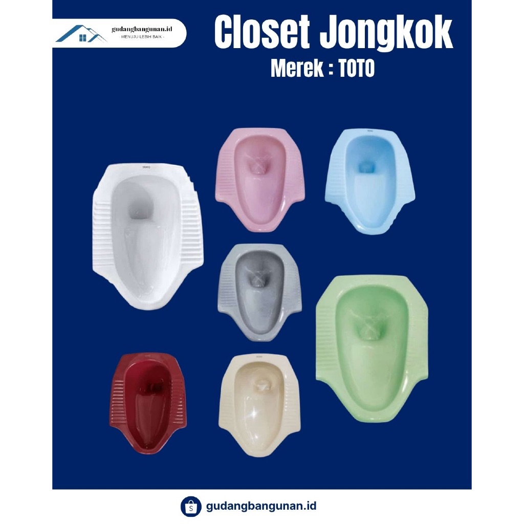 Closet Jongkok TOTO PUTIH