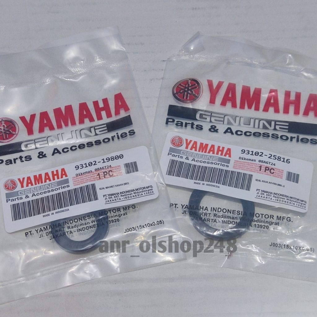 Seal sil kruk as kiri + seal sil kruk as kanan mio m3 mio j fino xride soul gt